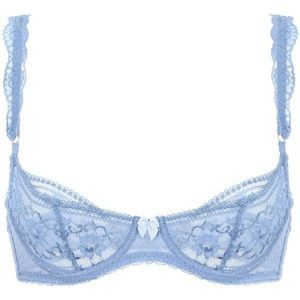 Stella McCartney blue lace bra
